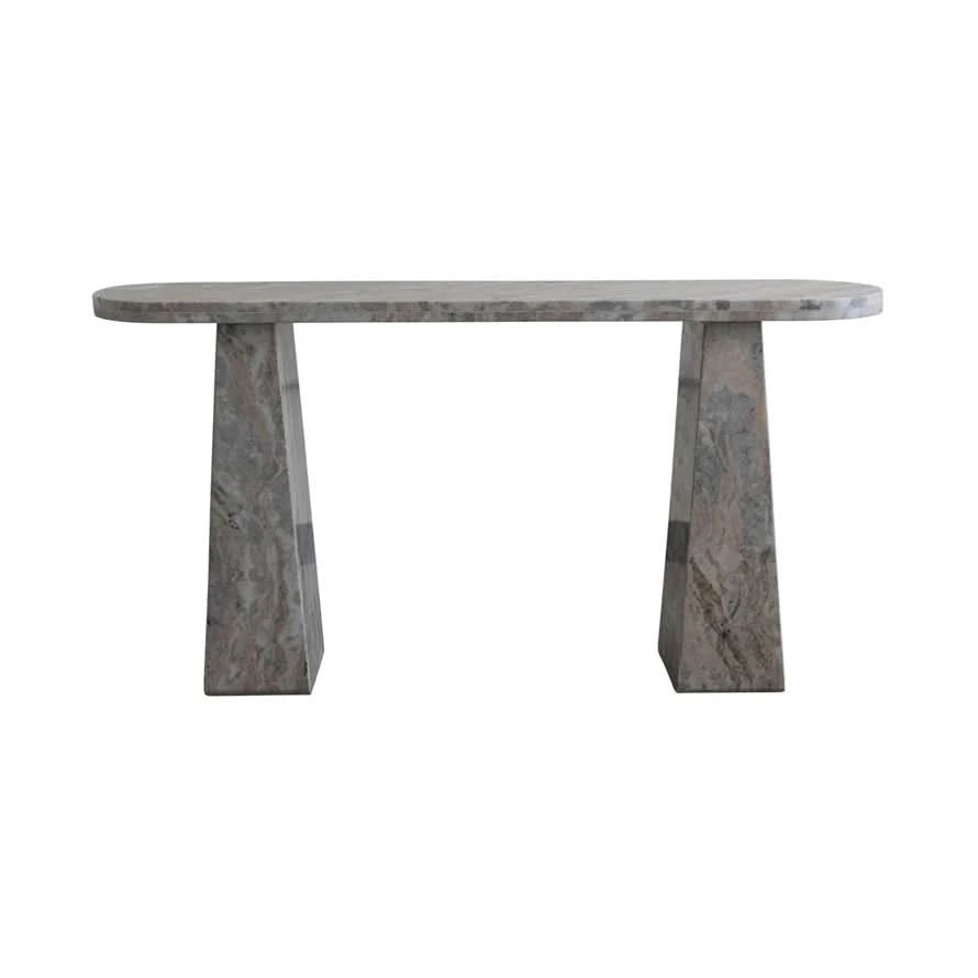 Fantasy Brown Marble Console Table - HER Home Design Boutique